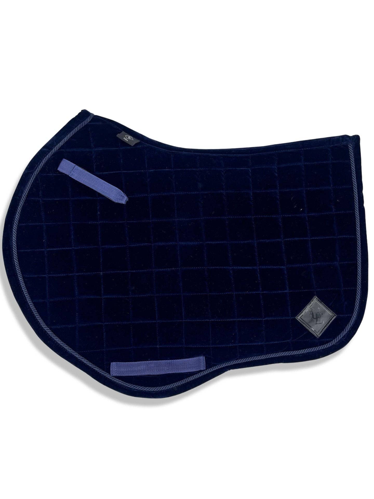 Navy Blue Velvet GP Saddle Pad