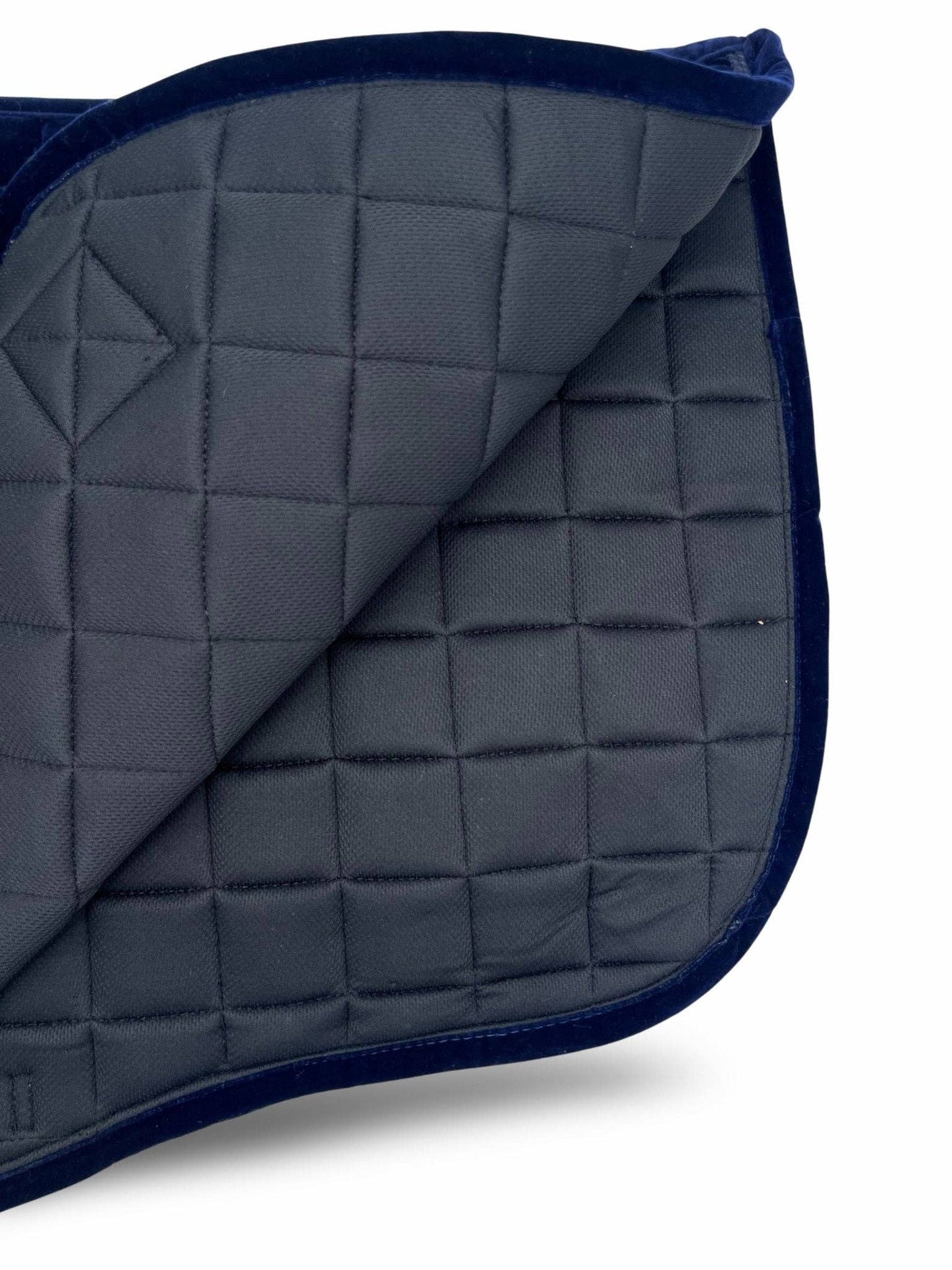 Navy Blue Velvet GP Saddle Pad