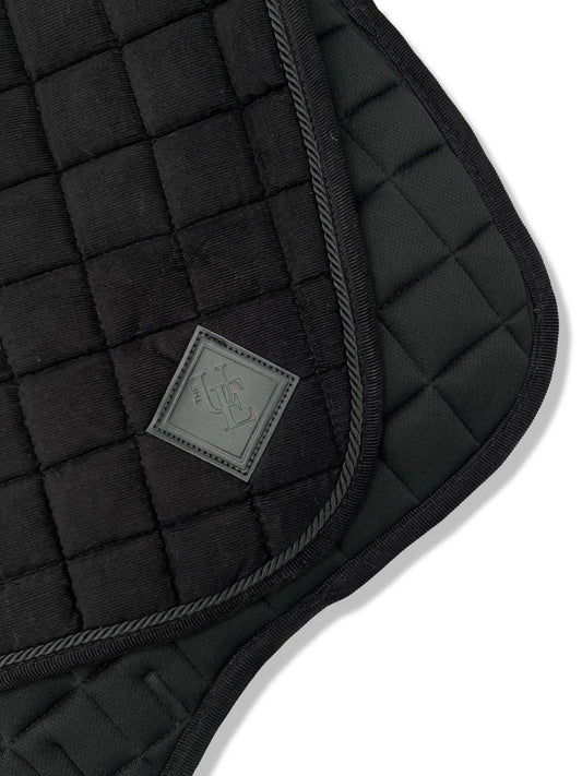 Black Corduroy GP Saddle Pad